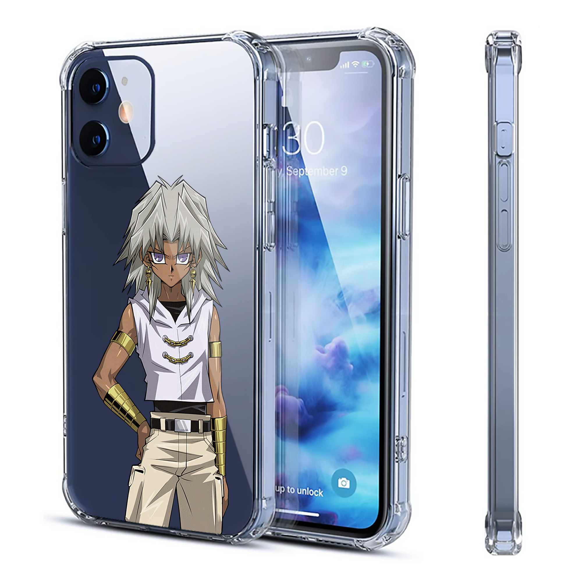 （画像用） 遊☆戯☆王 Yu-Gi-Oh! 【iPhone 12シリーズ対応】透明スマホケース（クリアソフトケース）